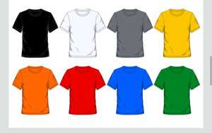 Mens Casual Knitted <b>Tshirt</b> 60% Cotton 40% Polyster V-Neck Digital Printing Pattern Woven 180 Grams - Product Image 5