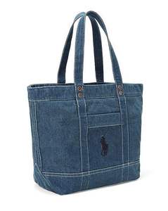 Sac fourre-tout pour femmes, shopping, voyage, usage quotidien, sac fourre-tout personnalisé avec logo, sac fourre-tout en jean grande capacité, sacs à bandoulière en tissu jean et coton - Product Image 3