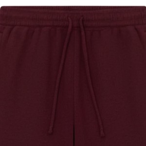 Knit Jogger <b>Pants</b> Burgundy Casual Sweatpants Elastic Waist Lounge Wear Soft Knit Trousers Relaxed Fit for Men Women - Product Image 3