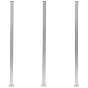 Poteaux de clôture en aluminium, ensemble de 3 pièces, 72,8 pouces, pour clôtures, treillis et portails - Product Image 1
