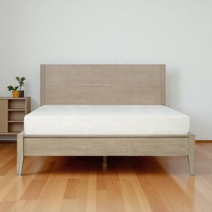 Hecho en Vietnam, venta al por mayor, estructura duradera, estilo minimalista, marco de cama de tamaño Queen de madera maciza de roble, Base de cama de madera ecológica sin herramienta - Product Image 1