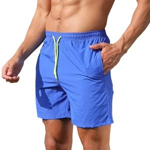 Summer Fashion Men Windbreaker Shorts Mid Waist Quick Dry Front Logo Oxford Fabric Running Yoga Fitness Workout <b>High</b> Quality - Product Image 6