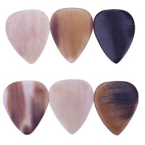 Púas de Guitarra de Cuerno de Búfalo Premium, Pulimentadas a Mano, Plectro de Tono Suave para Guitarra Acústica y Eléctrica - Product Image 4