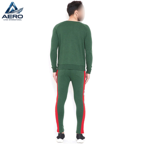 Conjunto Deportivo de Manga Larga para Hombre, con Logotipo Personalizado Impreso en Verde y Rojo en Contraste, el Mejor Producto al por Mayor de 2026 - Product Image 2