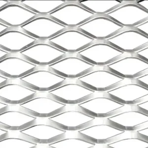 Aluminum Expanded Metal Fence <b>Mesh</b> <b>for</b> Industrial Protection Aluminum Diamond <b>Mesh</b> Fence Panel Custom Size High Quality Aluminum - Product Image 1
