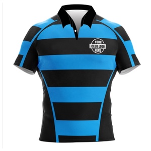 Vente en gros de maillot Rugby personnalisé pour hommes femmes chemise d'entraînement en maille pure respirante short uniforme à sublimation pour les sports d'équipe en club - Product Image 1