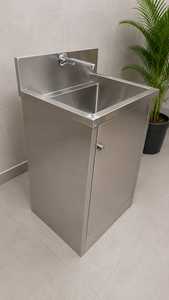 อ่างล้างจานสแตนเลส 304 แบบอ่างเดี่ยวสำหรับครัวเชิงพาณิชย์ พร้อมขาตั้ง - Product Image 6