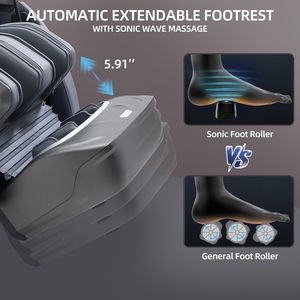 Silla de Masaje de Gravedad Cero 8D Moderna y Lujosa para el Hogar, con Función Musical, Masaje de Presión Corporal Completa, Máquina de Masaje de Belleza - Product Image 5