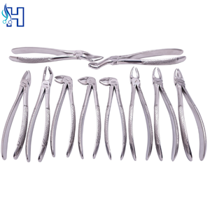 Juego Completo de Fórceps para Extracción Dental Quirúrgica, Instrumentos Dentales Profesionales de Acero Inoxidable de Alta Calidad para Uso Clínico - Product Image 1