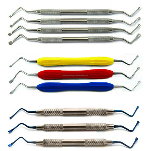 Juego de Curetas Dentales Lucas para Cirugía Periodontal, Múltiples Colores, Empuñadura Ergonómica, Acero Inoxidable, Manual, Clase I - Product Image 6