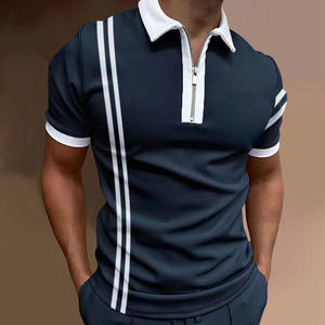 Custom Embroidered Polo Shirt Men Pique Cotton Short Sleeve Golf Polo Tee Solid Color Corporate Uniform OEM Wholesale - Product Image 1