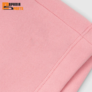 Pantalones Cortos Deportivos de Felpa con Botones, Transpirables, Personalizados al por Mayor, 100% Algodón, de Alta Calidad, Secado Rápido, Ecológicos, de Cintura Alta, para Mujer - Product Image 3