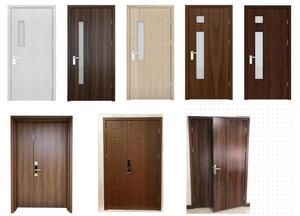 Durable Modern WPC PVC Interior Door Anti-Termite Waterproof Finished for Bedroom Bathroom Home Office School Brand Vinadoor - Product Image 3