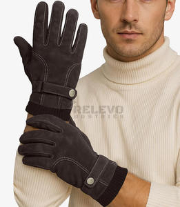 Gants de moto en cuir de vachette robuste avec protection renforcée pour les jointures, idéaux pour la course – Vente en gros à bas prix - Product Image 6