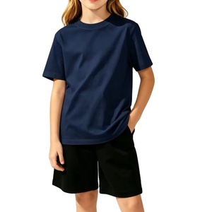 Ensemble décontracté 2 pièces pour filles : T-shirt à manches courtes et short en maille respirante, couleur unie, idéal pour l'été et les activités de plein air - Product Image 1