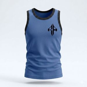 Style décontracté, qualité supérieure, design personnalisé, technique d'impression, matière 100% coton, débardeur pour homme par RIVIAN ATLANTIC - Product Image 5