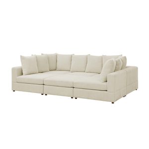 Sofás Modulares de 6 Piezas Haven de Pana para Sala de Estar, Sofás Seccionales de Primera Calidad - Product Image 2