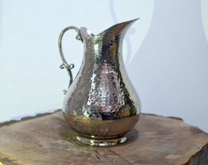 Carafe à eau en cuivre style rustique, carafe à eau en cuivre ambiance campagnarde, carafe à eau en cuivre couleur unie, prix usine de gros, article carafe en cuivre - Product Image 5