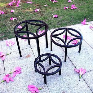Decorative Modern Iron Powder Coated Eco-Friendly Durable Lightweight Plant Stand Drainage Hole <b>Hanging</b> Option Home <b>Garden</b> - Product Image 1