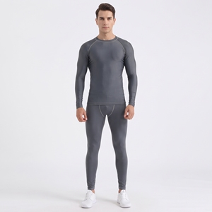 Maillot de compression pour homme en polyester et spandex, dernier design - Product Image 1