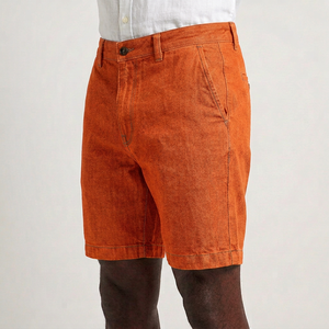 Jorts de mezclilla personalizados de marca privada para hombre, shorts vaqueros extralargos holgados, marca de lujo, suministro de EE. UU. - Product Image 4