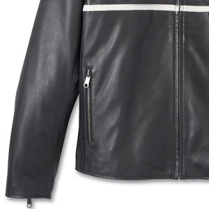 Vestes en cuir pour hommes sur mesure avec design ajusté, vêtements d'extérieur en cuir de qualité supérieure pour un usage quotidien, les activités de plein air et les voyages - Product Image 3