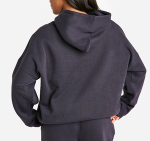 Sweat-shirts à capuche pour femmes, 100% polyester, sweats à capuche vierges, impression personnalisée, sweats à capuche unisexes avec logo personnalisé - Product Image 3