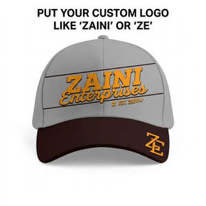 หมวกแก๊ป ZAINI รุ่น Unisex Trucker ผ้าคอตตอนหนา 280 GSM พร้อมโฟมบุภายใน สีดำขาว แบบห้าชิ้น ตาข่ายด้านหลัง ปรับขนาดได้ ปักลายตามสั่ง ด้วยเทคนิค Heat Transfer - Product Image 2