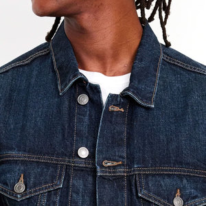 2025 New Fashion Wholesale Plain <b>Men</b> <b>Denim</b> <b>Jackets</b> Wholesale Top Quality Button Closure <b>Denim</b> <b>Men's</b> <b>Jackets</b> - Product Image 4