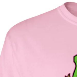 Camiseta de manga larga rosa para mujer, top informal con cuello redondo y estampado gráfico 1908, ropa cómoda para el día a día, ropa de moda - Product Image 2