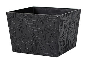 Maceta Moderna de Plástico Ligero con Diseño Arabesco Batik, Estilo Europeo, 7 Colores, para Decoración del Hogar y Mesa de Comedor - Product Image 4