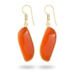Best Seller Natural Carnelian Stone <b>Earrings</b> Handcrafted Pure 925 <b>Solid</b> Sterling <b>Silver</b> Jewelry Gift For Women Fine Jewelry - Product Image 4