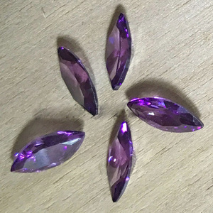 Pierres précieuses d'améthyste naturelle taille marquise, violettes, facettées, en vrac, pour la fabrication de bijoux, vente en gros, sur mesure, fabrication indienne - Product Image 6