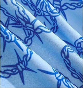 กางเกงขาสั้นลำลองผู้ชายไซส์ใหญ่ลายดาวเรขาคณิตสีแดงแบบทอ - Product Image 4