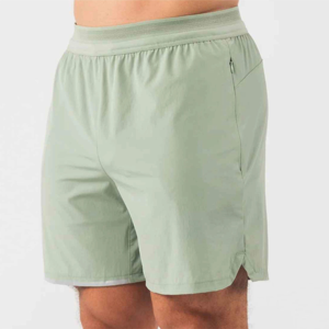 OEM Custom Manufacturer Wholesale Casual Front Logo <b>Men</b> Fitness Training Running Golf Gym <b>Shorts</b> Solid <b>Pattern</b> - Product Image 2