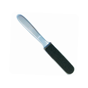 Limas para pies de alta calidad, de acero inoxidable de grado quirúrgico, limas para pies de spa, herramientas duraderas de papel de lija para el cuidado de los pies, limas para pies OEM ODM - Product Image 3