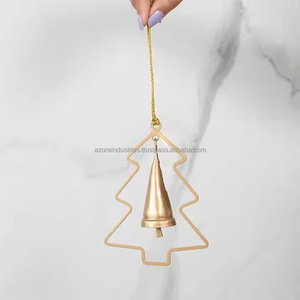 Ornements d'arbre de Noël modernes en aluminium de forme personnalisée avec bords polis pour le moulage de décoration intérieure saisonnière - Product Image 3