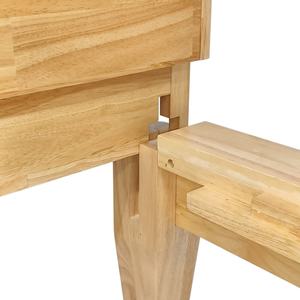 Base de Cama de Plataforma de Madera con Cabecero de Ratán, Tamaño Queen, Diseño Japonés, Fácil Montaje sin Herramientas, OEM ODM Vietnam - Product Image 6