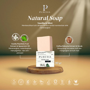 Jabón en Barra Ecológico para Hotel, Aroma Vainilla y Menta, 90 Gramos, Jabón Hidratante Hecho en Indonesia para Todo Tipo de Piel, Precio de Fábrica - Product Image 2