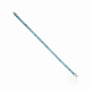 Bracelet tennis cubique en argent sterling 925, 100% topaze bleue véritable, bijoux fins, accessoires à prix de gros - Product Image 6