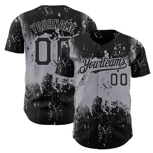 Camisetas de Béisbol Formales Personalizadas para Hombre, 100% Algodón, Serigrafía con Letras, Patrón Cosido, Transpirable, Uniforme para Adultos y Jóvenes - Product Image 1