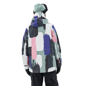Veste de ski d'hiver pour femmes, imperméable, coupe-vent, thermique, rembourrée, respirante, pour le snowboard, les sports de montagne en plein air - Product Image 5