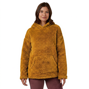 Sudadera con Capucha Extra Grande Unisex, de Forro Polar, Color Sólido, con Bolsillos, Estilo Casual para Invierno, Manga Larga, Material de Poliéster Tejido - Product Image 6