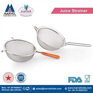 MARVEL Stainless Steel Eco-Friendly Fine Mesh Dishwasher Safe Strainer Set with Hooks and Stands - Product Image 2
