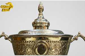 Champ King Stainless Steel <b>Trophy</b> <b>Cup</b> With Lid Durable Metal Award For Competition Display - Product Image 3