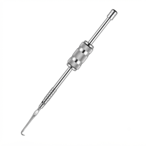 เครื่องมือผ่าตัดทางทันตกรรมสแตนเลสสตีล ด้ามจับแบบมีลายคลื่น คลาส 1 สีเงิน - Product Image 5
