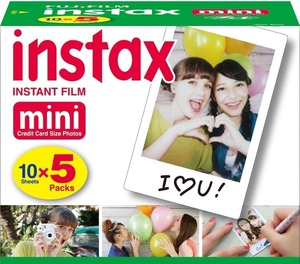 ฟิล์มอินสแตนท์ instax Mini, 10 แผ่น x 5 แพ็ค (รวม 50 ภาพ) - Product Image 3