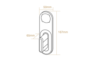 Soporte para rizador <span class=keywords><strong>de</strong></span> <span class=keywords><strong>pelo</strong></span> sin perforación autoadhesivo para almacenamiento <span class=keywords><strong>de</strong></span> baño para <span class=keywords><strong>Dyson</strong></span> Airwrap - Product Image 6