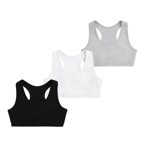 Soutien-gorge de sport sans coutures personnalisé pour femme, maintien moyen, respirant, séchage rapide, découpe avant, tissu extensible confortable pour l'entraînement en salle de sport - Product Image 1