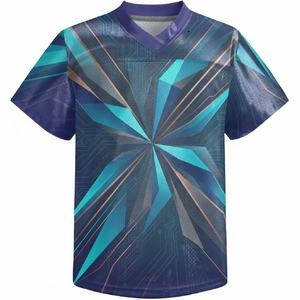 Custom Printed <b>Mesh</b> <b>Shirts</b> for Running Gym Training Sportswear OEM ODM Apparel Manufacturer - Product Image 1